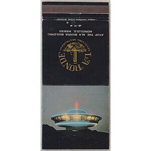 Vintage Matchbook Cover La Ronde Revolving Restaurant Honolulu Hawaii HI